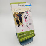 Load image into Gallery viewer, Hama Active Line In-Ear Stereo Headset – 3,5-mm Klinke – Mikrofon – Schweißresistent – Pink
