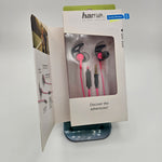 Load image into Gallery viewer, Hama Active Line In-Ear Stereo Headset – 3,5-mm Klinke – Mikrofon – Schweißresistent – Pink
